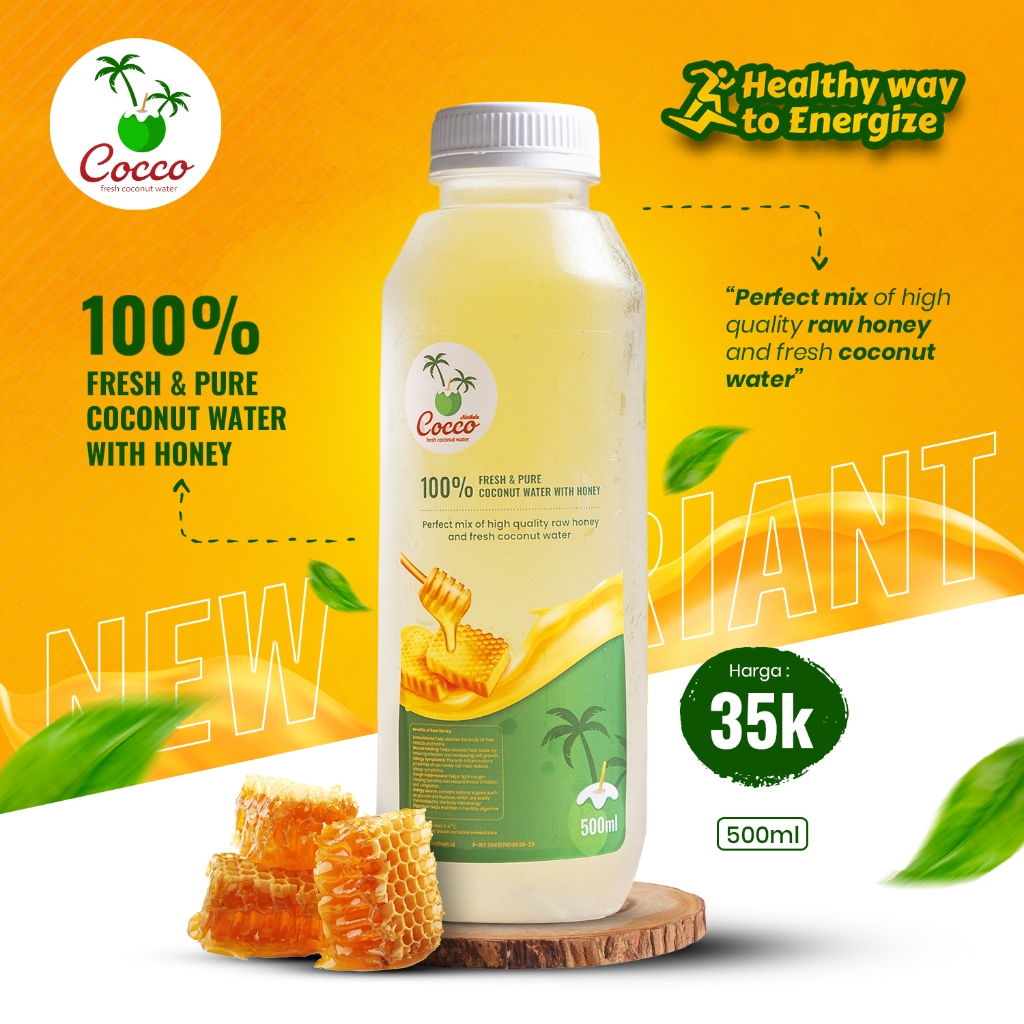 

1 Botol Cocco Fresh Air Kelapa Madu 500Ml