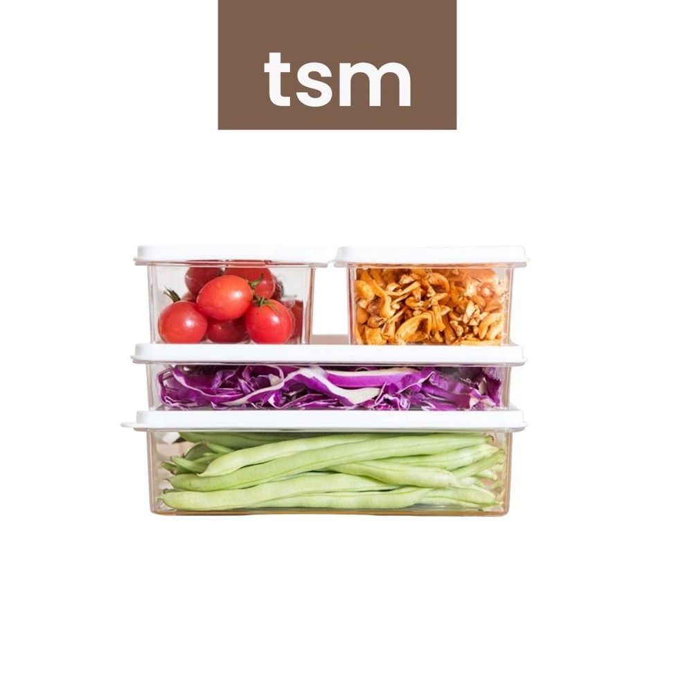 55PALING DIMINATI TSM Food Container Kulkas  Container Kulkas  Food Preparation Set  Kotak Penyimpan