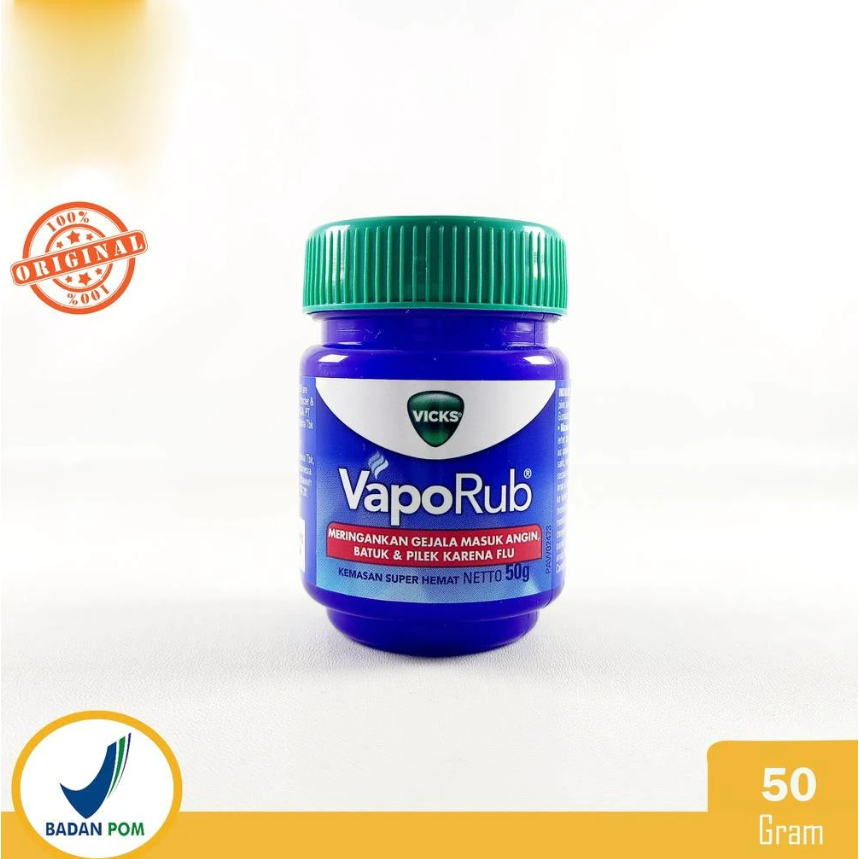 VICKS VAPORUB (50 GRAM) BALSEM VICKS BALSEM VAPORUB 50GRAM