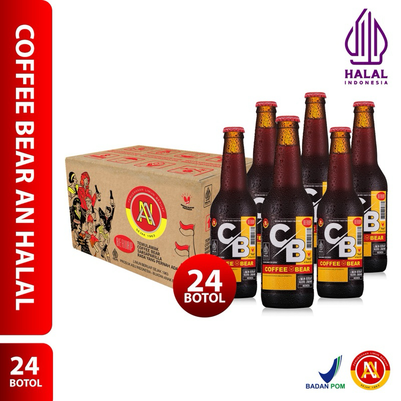 

COFFE BEER Varian Kopi soda | Non Alkohol | HALAL | 1Dus | Isi 24Botol |