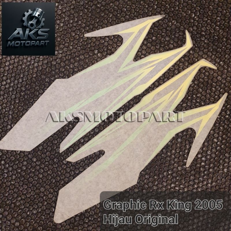 Lis Striping Graphic Rx king Rxking 2005 Hijau Original