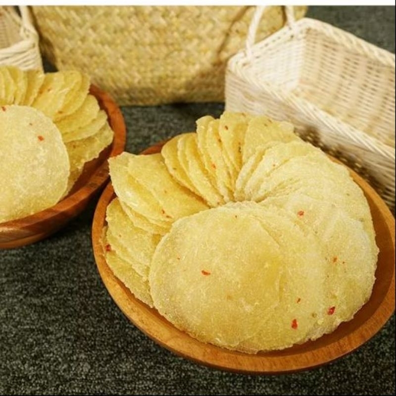 

Opak Singkong Mentah 500gr Lempeng Singkong Camilan Gurih Renyah