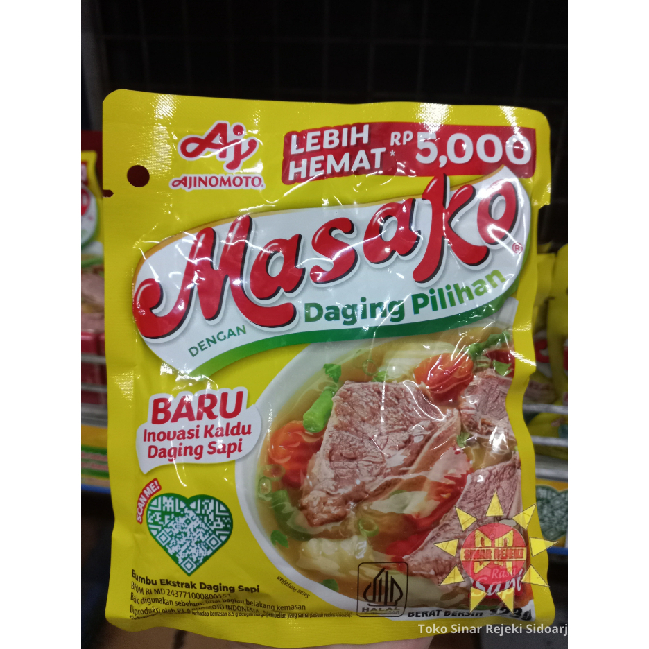 

Masako Rasa Sapi 123 gram/250 gram