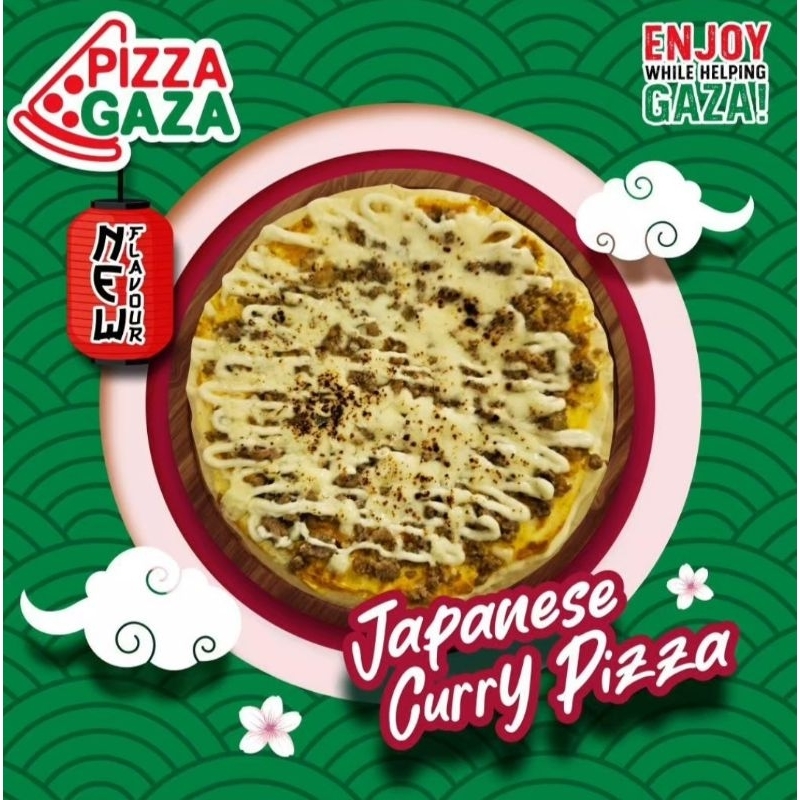 

Pizza Gaza Japanese Curry (Frozen) Medium Size