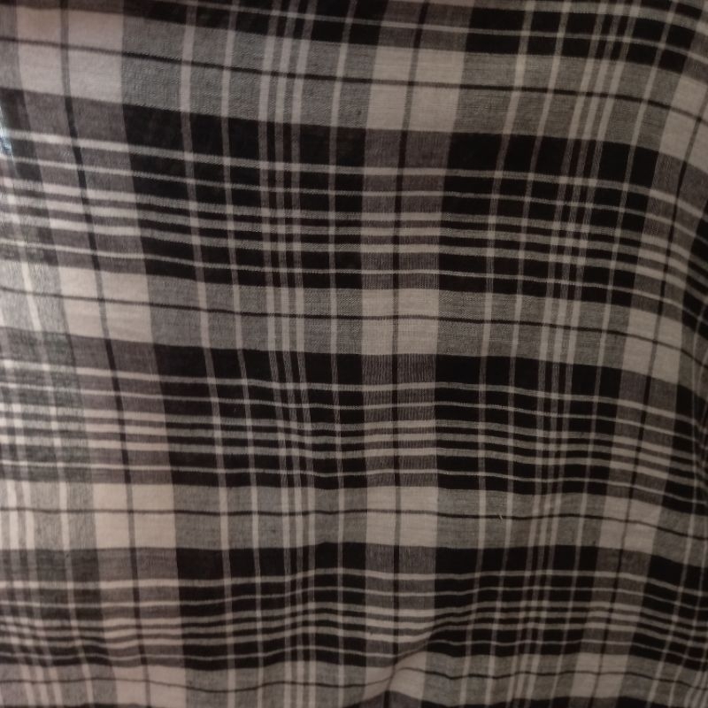 1/2 meter Kain Voal | Katun Voal | Bahan Voal | Kain Meteran | Katun Voal Motif Kotak | Bahan Import