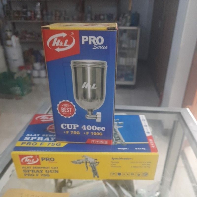 SPRAY GUN PRO F 75G PRO SERIES MEREK H&L