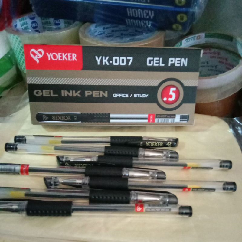 

pen gel youker hitam