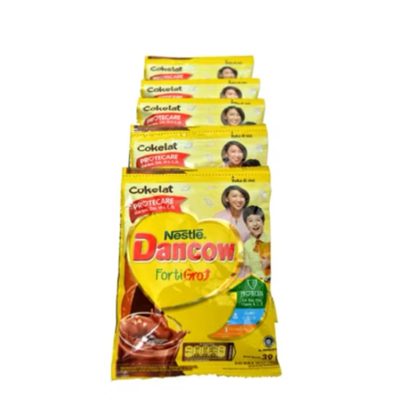 

DANCOW Fortigro Coklat Susu Bubuk Susu Anak 1 Renceng isi 10pcs