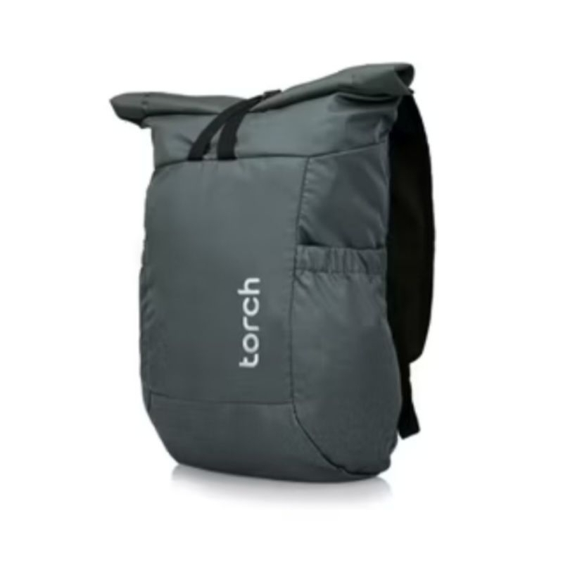 Tas Ransel Torch Lipat Punggung Sekolah Pria & Wanita Foldable Backpack Shiroi 19+2 Liter Grey