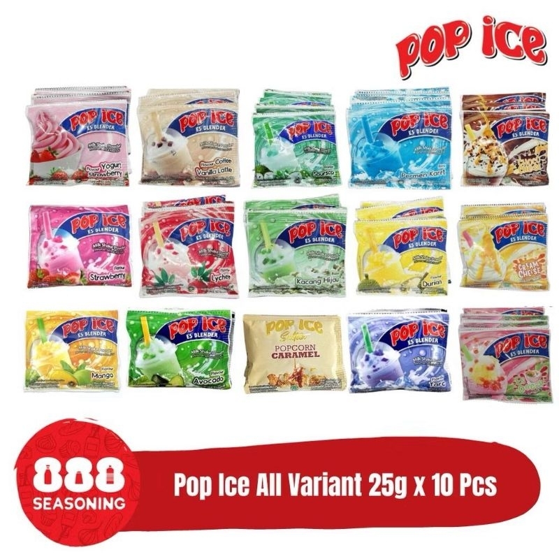 

POP ICE BLENDER ALL VARIAN 25g 10 SASET 1 RENCENG