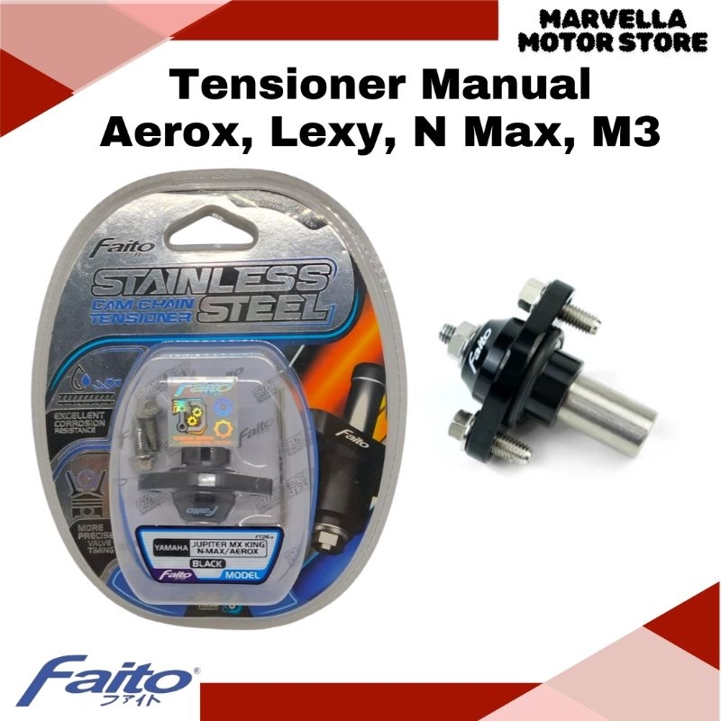 Tensioner Manual Faito Aerox N Max MX King Vixion R15 Mio M3 Filano Fazzio