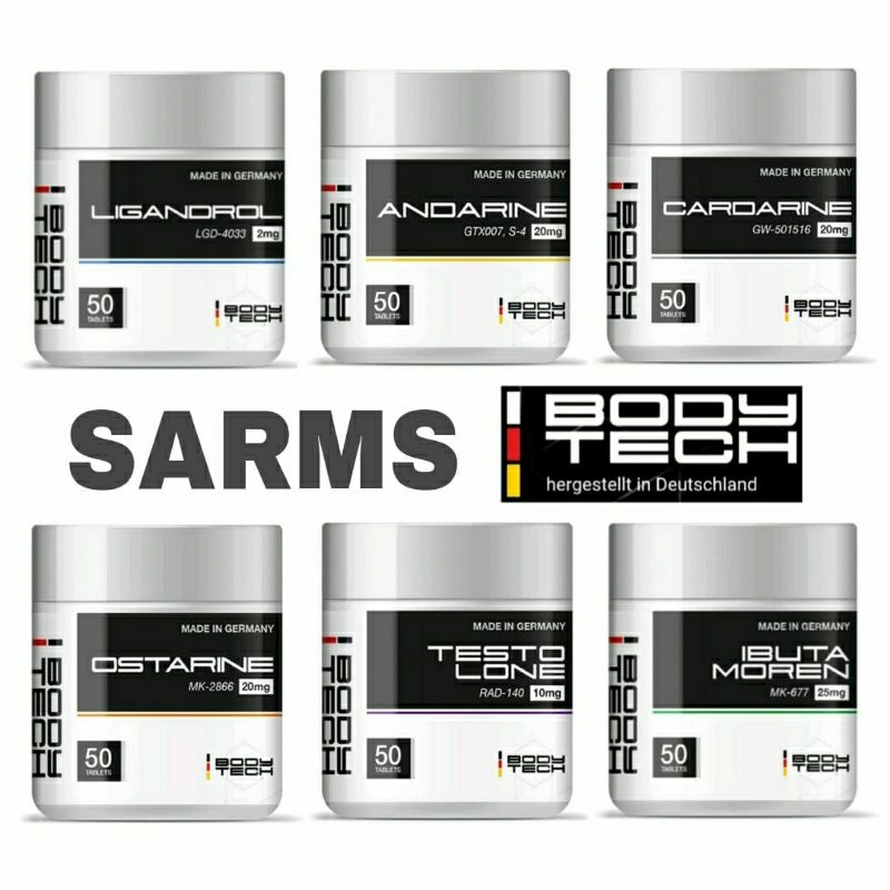 SARMs Bodytech SARM Body Ligandrol Ostarine Cardarine Andarine S4 Testo Test Tes Ibutamoren GH Ligan
