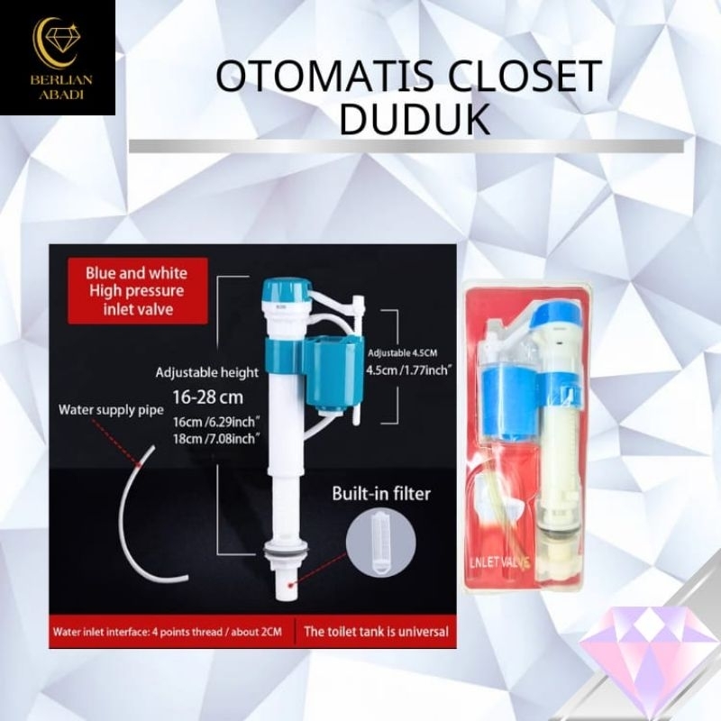 Otomatis closet duduk/Pelampung Closet
