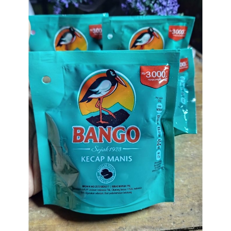 

(Paket hemat 3 pcs) Kecap Manis Cap Bango kemasan 3000 an