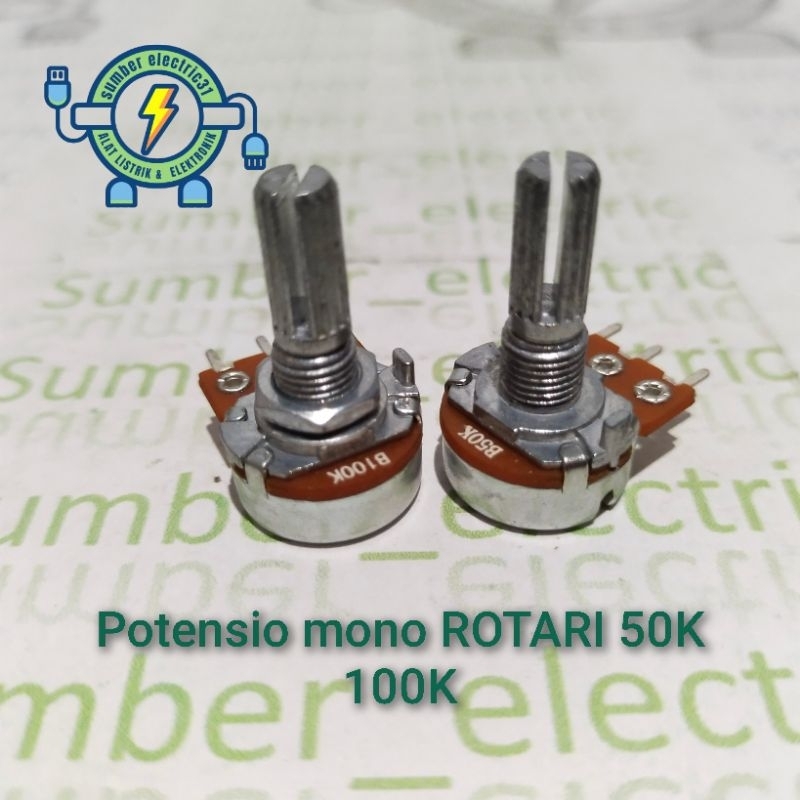 Potensio mono ROTARI APLUS 50K / 100K