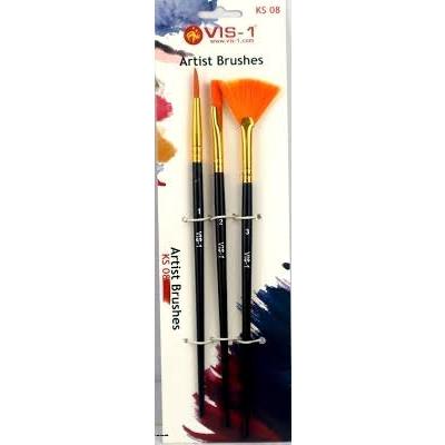 

Kuas Set KS-08 Merek Vis-1 Kuas Cat Lukis