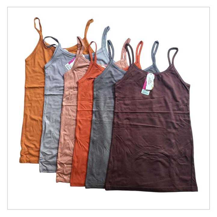 Tank top wanita dewasa Miranda 6168 tali kecil