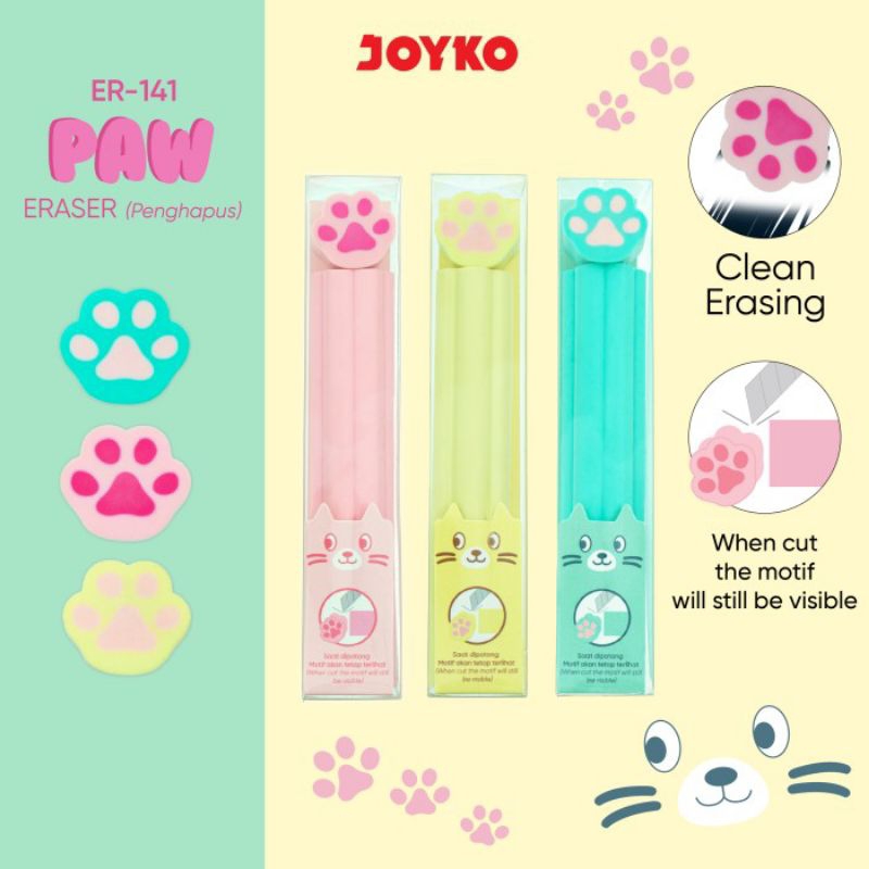 

Penghapus Eraser Joyko ER-141 PAW | Penghapus bisa dipotong