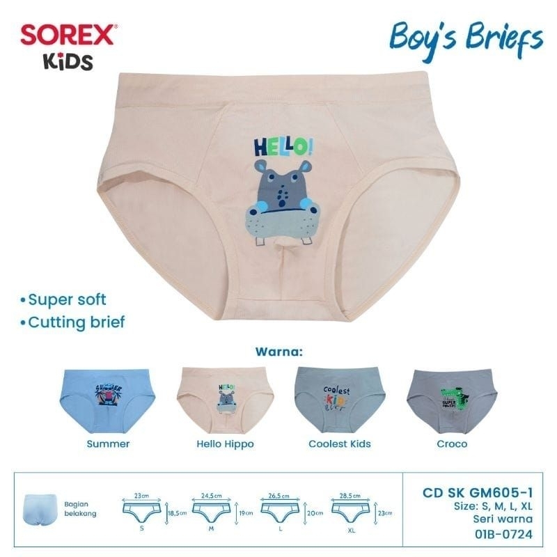 CD segitiga anak cowo sorex GM605
