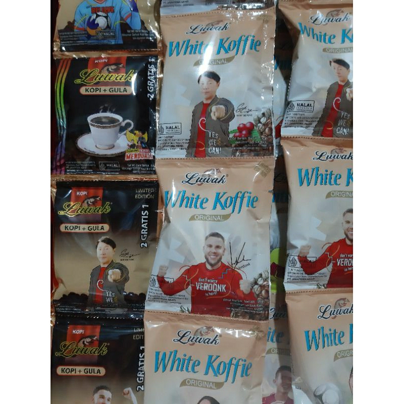 

Kopi Luwak White Koffie dan Luwak Special Mix (1 Renceng = 10 pcs)