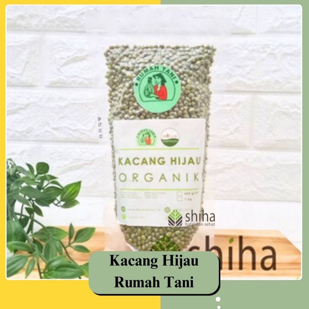 

SHIHA - Kacang Hijau Organik 500gr Rumah Tani