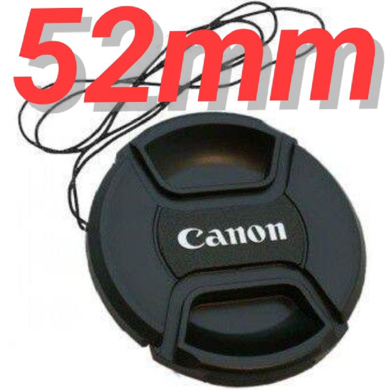 Tutup lensa Canon 52mm lenscap canon lens cap canon 52 mm tutup depan lensa canon 52mm lensa 50mm