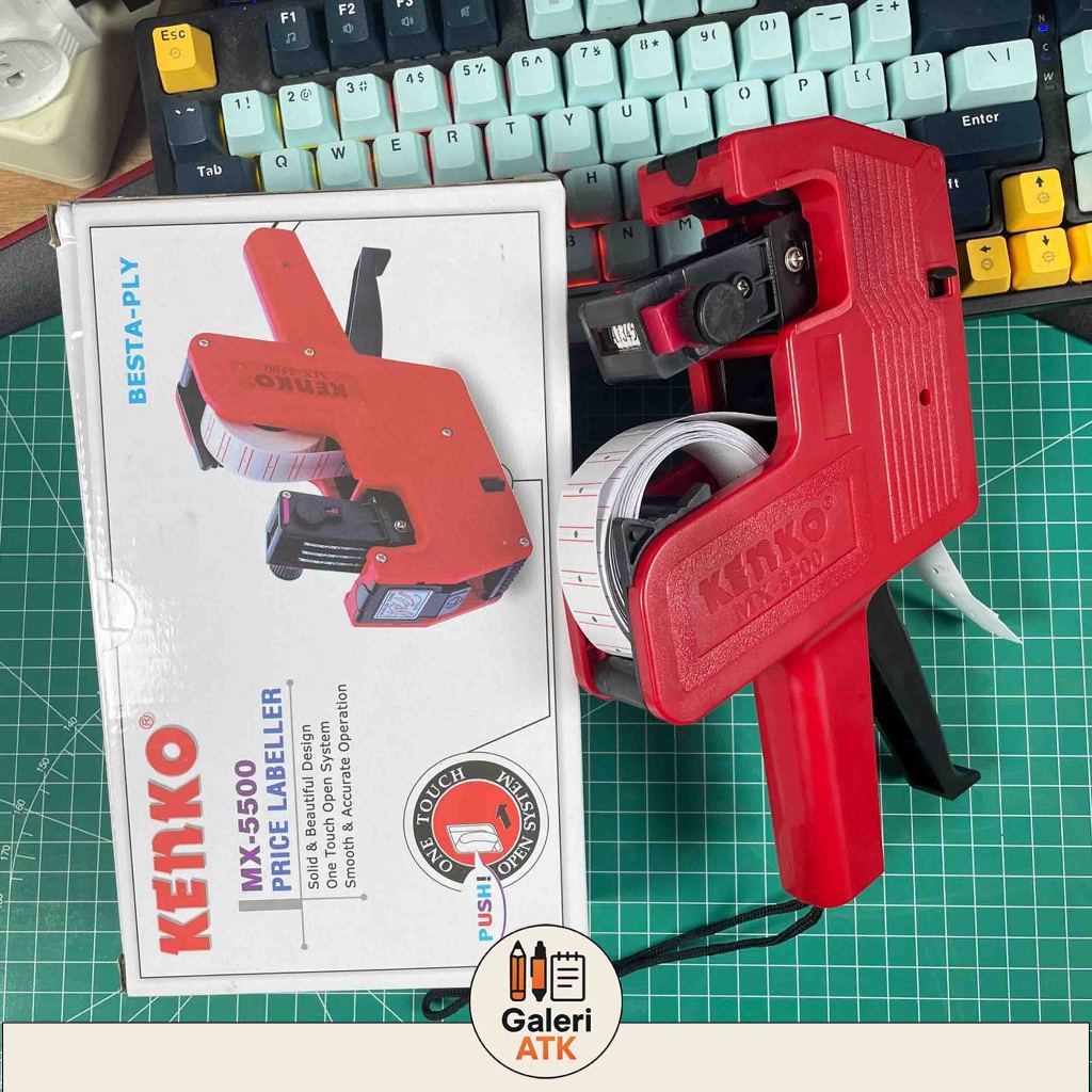 

LABEL HARGA | CETEKAN HARGA | TEMBAK HARGA | PRICE LABELLER KENKO MX-5500 1 LINE SUDAH SAMA ISI
