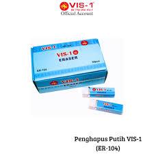 

VIS-1 Penghapus Panjang / Eraser ER-104 Putih (1 PACK ISI 30PCS)