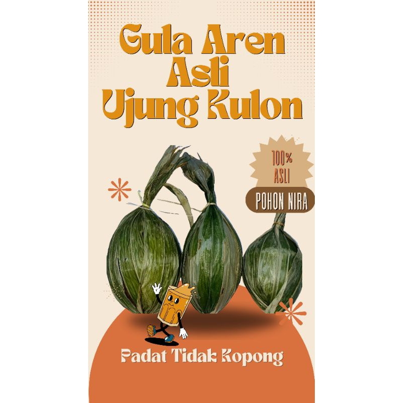 

Gula Aren - Gula merah 100% Asli Ujung kulon - Banten