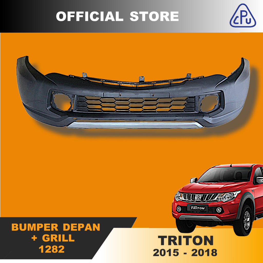 CPU - Bumper Depan + Grill Bumper Triton 2015 2016 2017 2018-1282