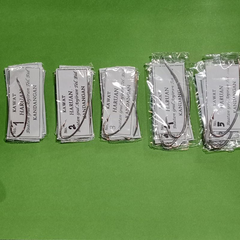 kawat pair gabus  Baja hitam & Baja putih/stainles, Getek gabus/kail pancing gabus