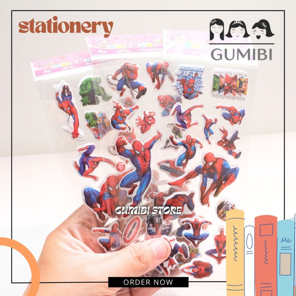 

STIKER TIMBUL SPIDERMAN STIKER MURAH MOTIF SPIDERMAN SUPERHERO STIKER 3D MURAH LUCU MOTIF ANAK LAKI LAKI TERMURAH DISTRICT BEAUTY