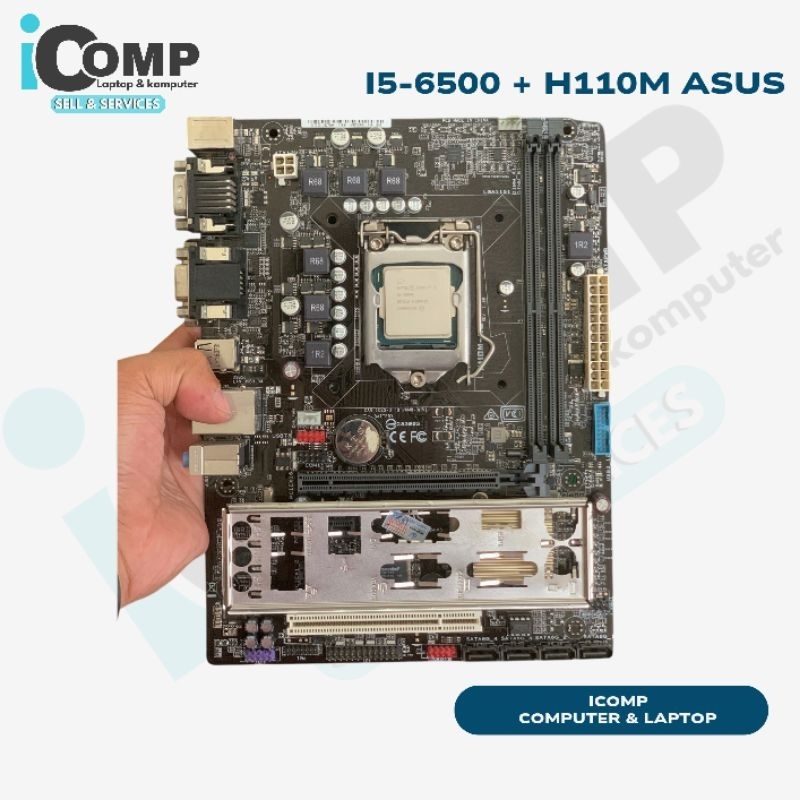 Paket Motherboard Processor i5-6500 H110M ASUS