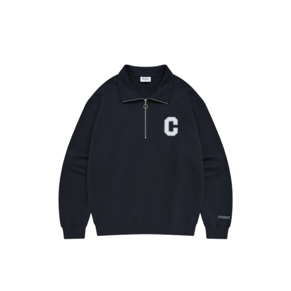 Covernat C Logo Half Zip Up Sweatshirt