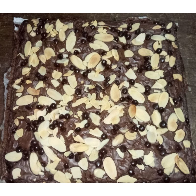 

Brownies fudgy almond chip