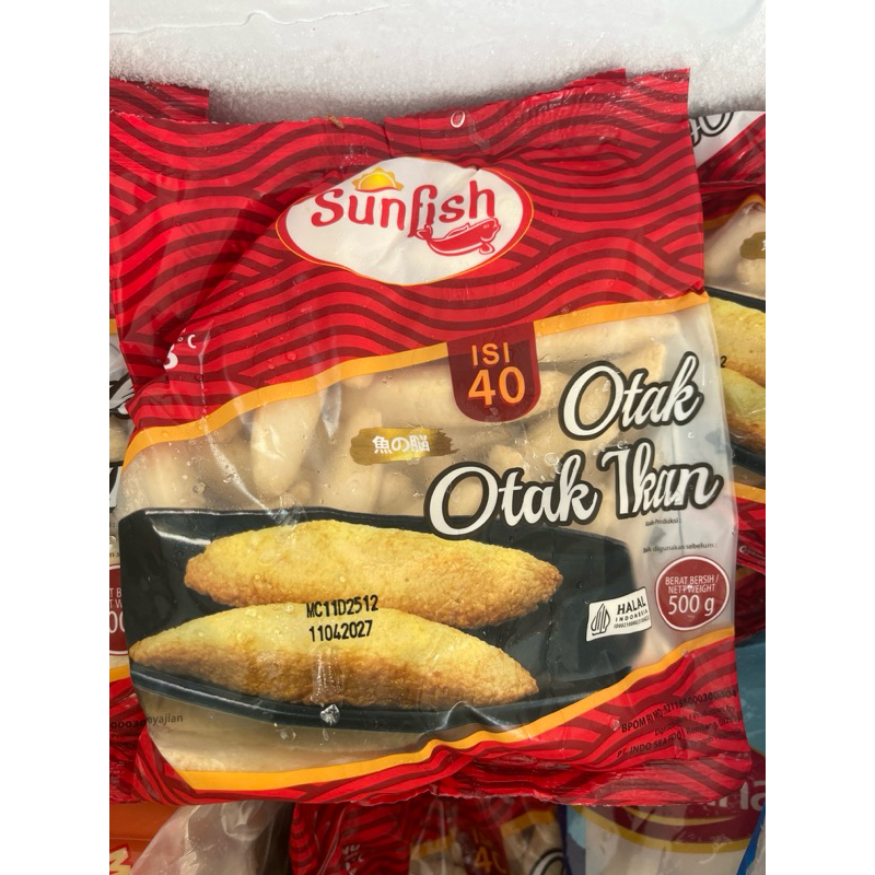 

sunfish otak otak ikan isi 40 berat 500 gr EL Beryl frozen banjarmasin