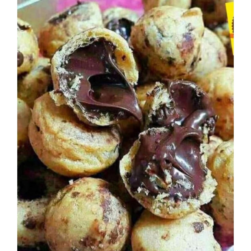 

SUS COKLAT 2KG (1DUS) - KUE SOES COKELAT - SUS LUMER COKLAT - CEMILAN
