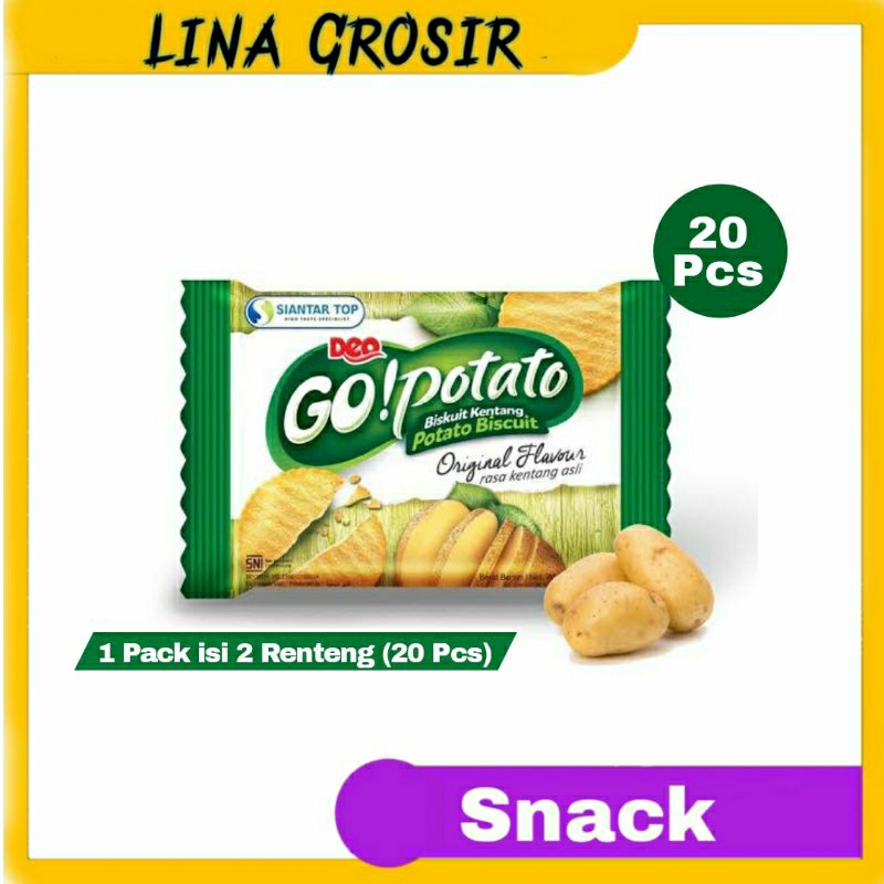 

SIANTAR TOP Go! Potato 8gr - 1 Pack @ isi 20pcs