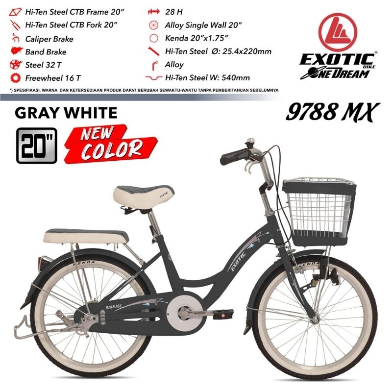 Sepeda Mini Exotic 9788 MX 20 inch