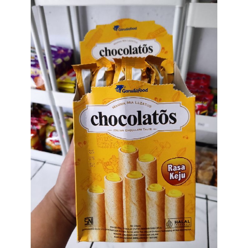 

Garudafood Chocolatos rasa keju 14g