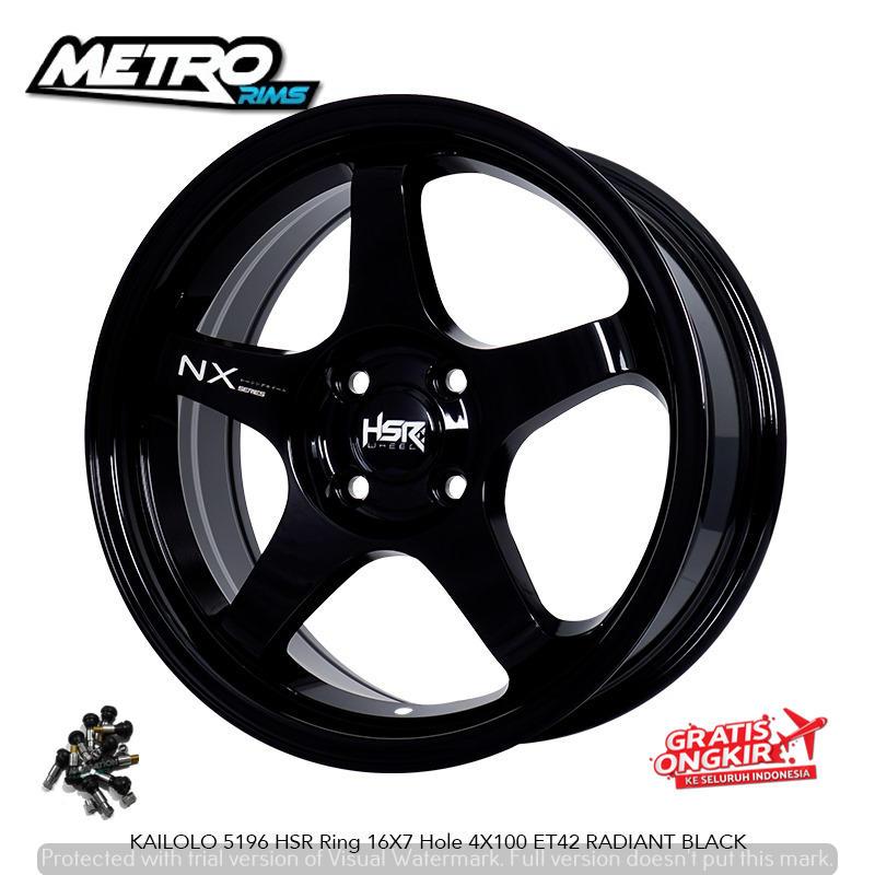 VELG RACING MODEL PALANG LIMA RING 16 MOBIL VIOS CITY HB CALYA SIGRA ETIOS LATIO VELK HSR KAILOLO