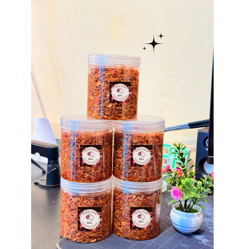 

GORENG GARAM KHAS BETAWI UK 160gr 100% BAWANG MURNI KUALITAS PILIHAN