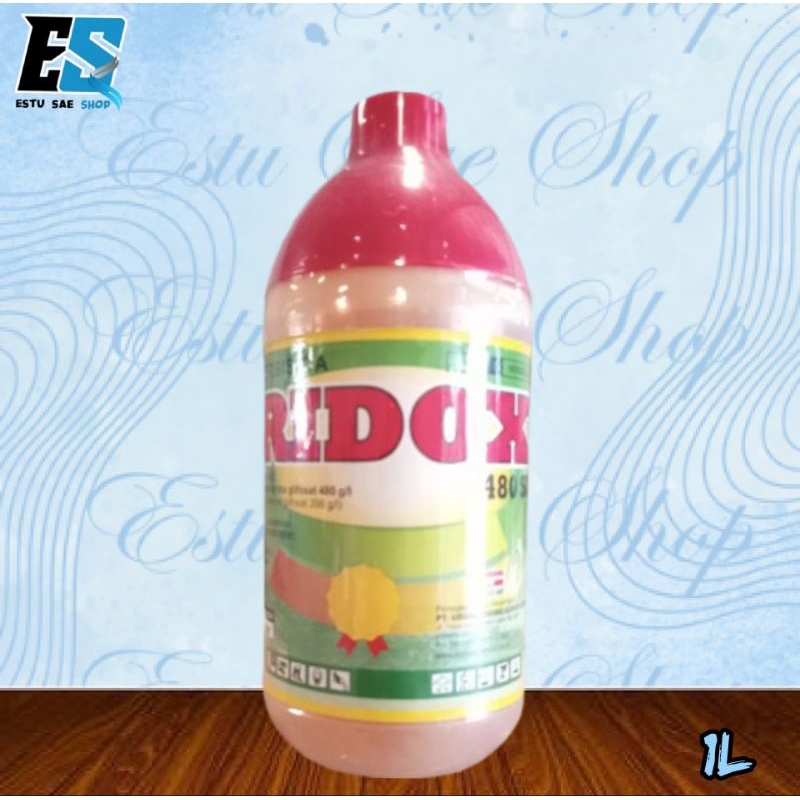 Herbisida Sistemik RIDOX 480SL 1liter, Bahan Aktif: Isoprofil amino glifosat 480g/l