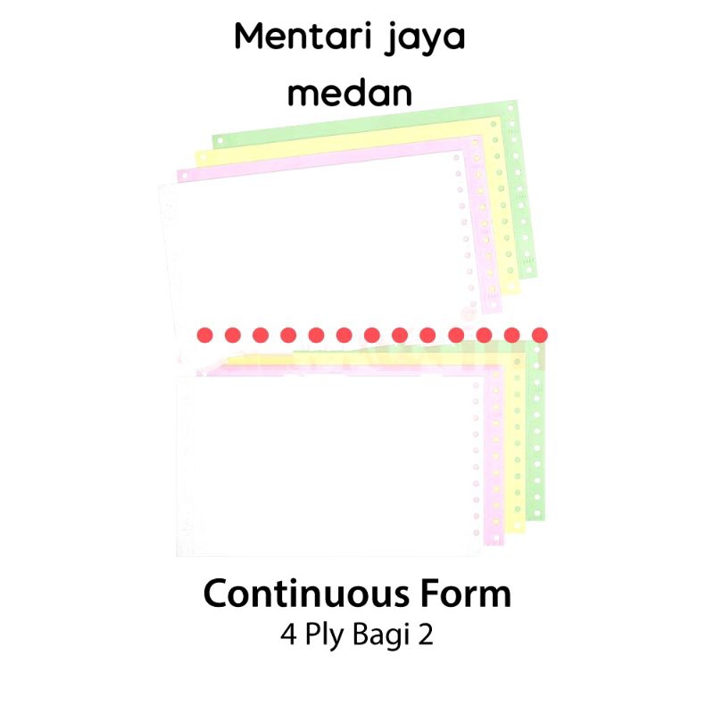 

RANGKAP 4....Kertas komputer ukuran 9 1/2 x 11 RANGKAP 4ply.
