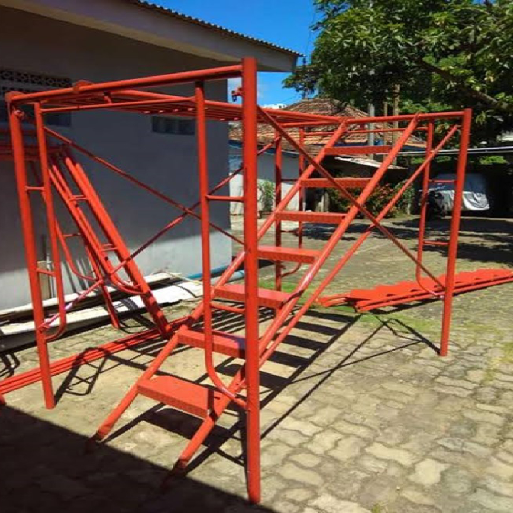 SCAFFOLDING TINGGI 170 LENGKAP 1 PAKET Steger Besi - BARU