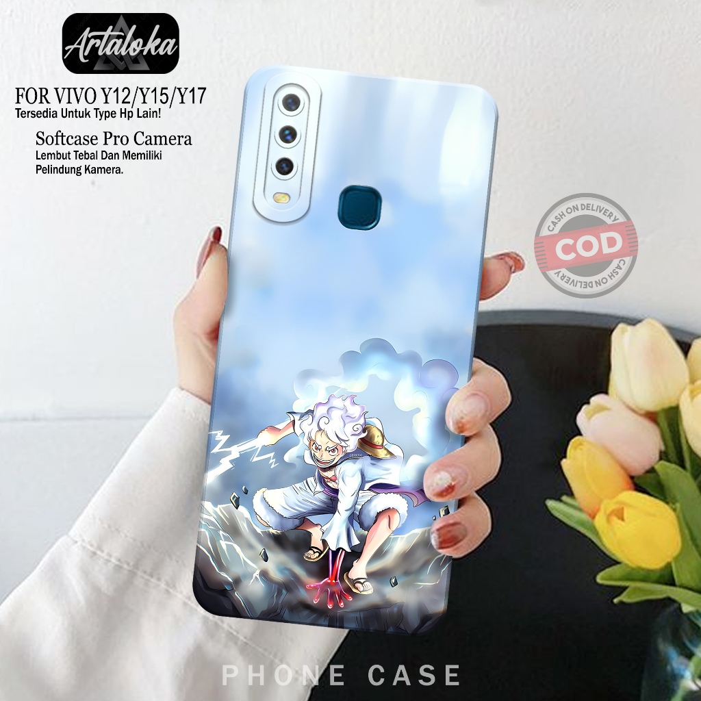 Softcase Hp Vivo Y12/Y15/Y17 Fashion Case Anime Case Vivo Y12/Y15/Y17 Silikon TPU Pro Camera Casing 