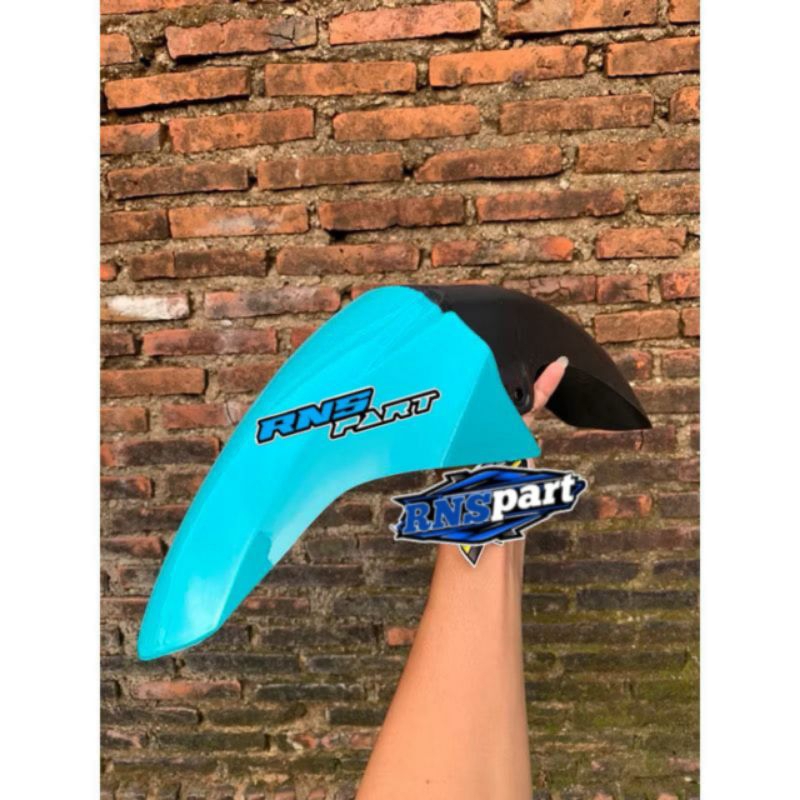 ￼Slebor depan honda cs 1 spakbor depan cs one warna biru tosca