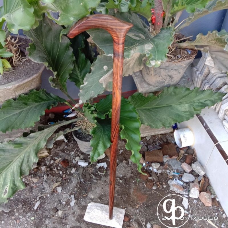 TONGKAT JALAN 1 METER TONGKAT JALAN KAYU SONOKELING