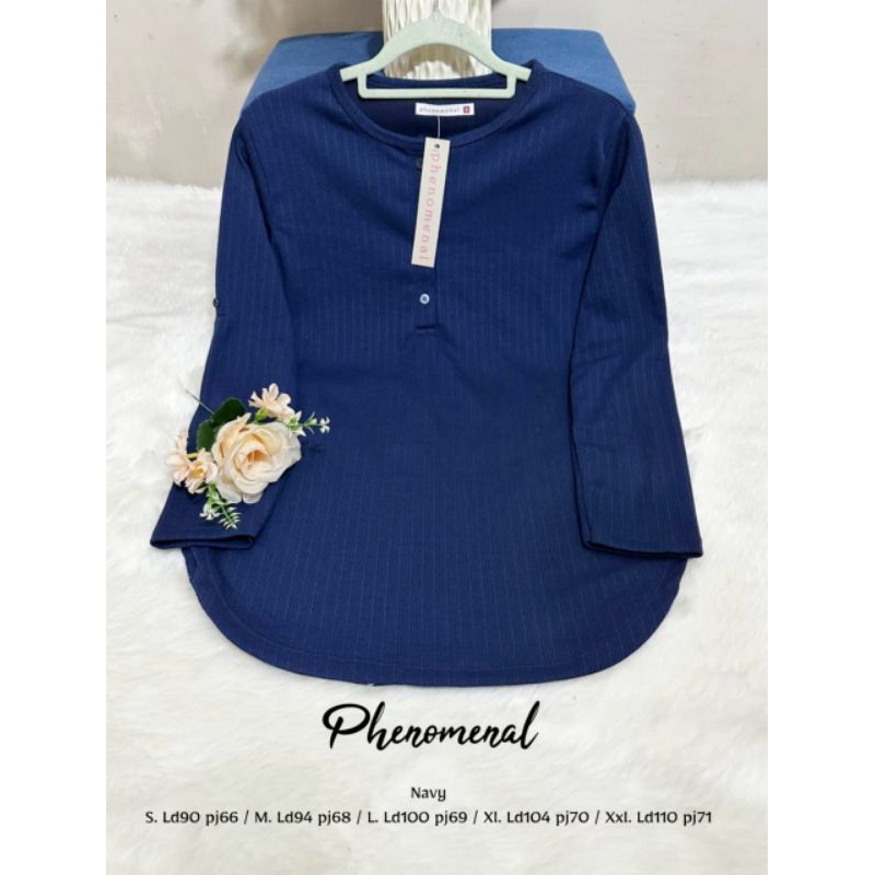 Kaos Phenomenal Bintik/Atasan Wanita Phenomenal Terbaru/Kaos Panjang Wanita Original