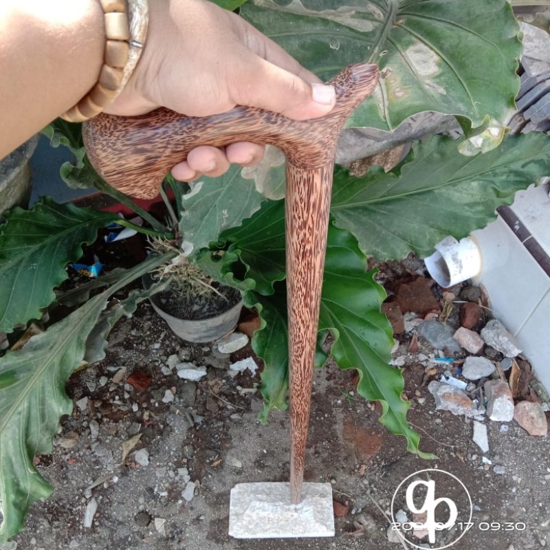 TONGKAT JALAN 1 METER TONGKAT JALAN KAYU LIWUNG